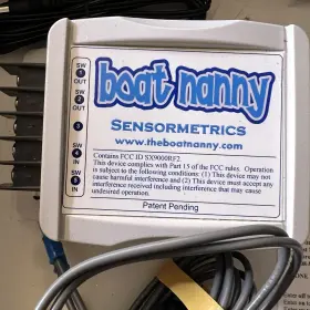 970063dkblu Sensormetrics Boat Nanny Boatnanny Wireless Security Alarm System Complete Tested