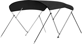 Slbtw84g Serenelife Waterproof Boat Bimini Top 3 Bow 6ftl X 46 Inch H 79 - 84 Gray