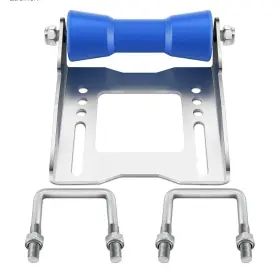 R11259 Shimeyao 8 Inches Keel Roller Assembly Kit For Boat Trailers Blue And Silver