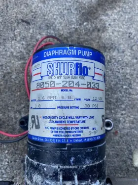 8050-204-033 Shurflo Shur Flo 1.6 Gpm 30 Psi Diaphragm Pump #2