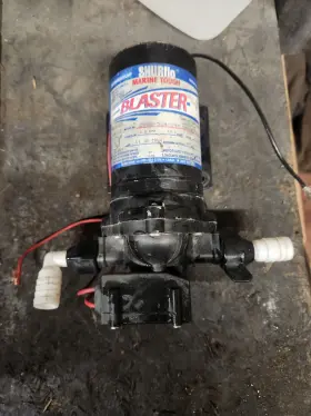 2088-534-344 Shurflo Blaster Shur Flo 12v 3.5 Gpm Marine Tough Water Pump 45psi Tested Good