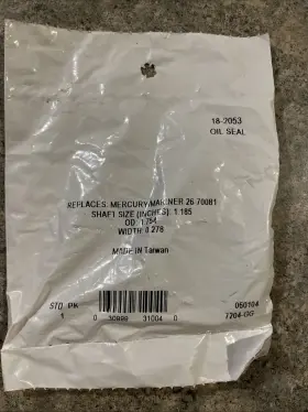 Sierra 030999310040 Marine 18-2053 Oil Seal Nos