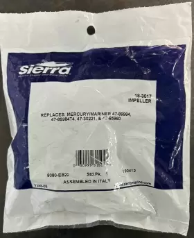 47-89984 Sierra 18-3017 Us31a Marine Impeller Replaces New 47-89984 Sierra 18-3017 Us31a Marine Impeller Replaces New