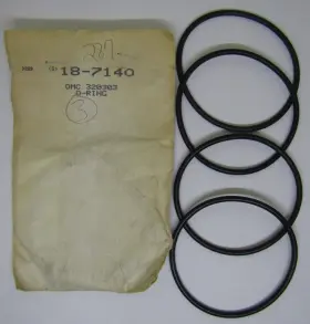 18-7140 Sierra New Marine Boat O-ring Lot Of 4 Part No
