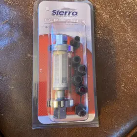 18-7790-1 Sierra 18-7790 Universal Outboard Fuel Filter Kit 1/4 Inch 5/16 3/8 Hose Barbs