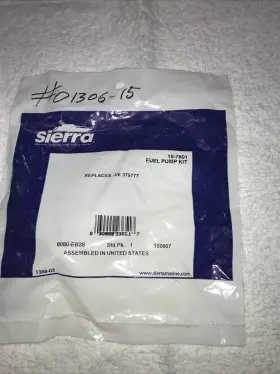 18-7801 Sierra New Oem 379777 Fuel Pump Repair Kit #379777