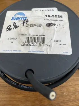 Sie-5226 Sierra 47 New Ignition Wire Spool 18-5226 Length 56.5 Ft 510883 772584