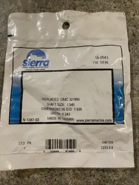 18-0543 Sierra Marine Oil Seal Nos