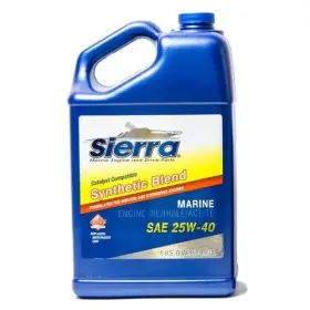 18-9440cat-4 Sierra Marine 4 Stroke Synthetic Oil 5 Quarts Catalyst Compatible