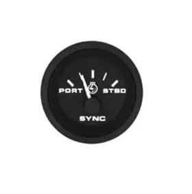 84730p Sierra Marine Engine Synchronizer Gauge Black Premier Pro 2 Inch Only