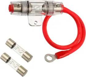Sgd-aguh-80a Sigandg 80a Agu Fuse Holder With 8 Gauge Awg 1ft Power Wire - 99.9% Oxygen-free