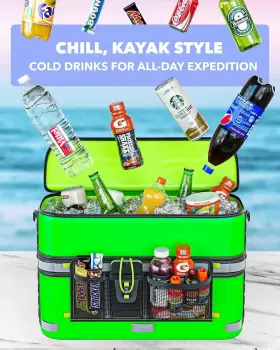Sw-kcy-602 Skywin Kayak Cooler Behind Seat - Waterproof Back For Green #3