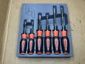 Shdx60r Snap On 6 Piece Screwdriver Set Red