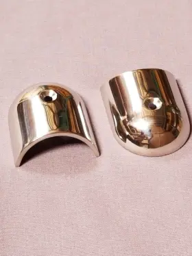 9ft-17 Specialty Marine Ec-37 Oem Rub Rail End Caps Boston Whaler 316 Stainless Steel Pair 9ft-17 Specialty Marine Ec-37 Oem Rub Rail End Caps Boston Whaler 316 Stainless Steel Pair