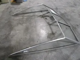 Gbp001996 Starcraft 1994 1710 Boat Windshield Window Walk Through 69 Inch Wide #3