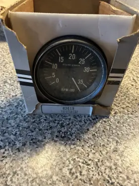 82619 Stewart Warner Vintage Marine Tachometer Boat Diesel