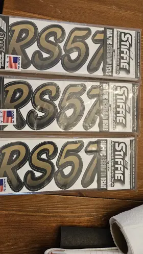 8003-49660 Stiffie Identification Decals Marine