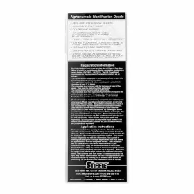 Wv02 Stiffie Waveline Red /black 3 Inch Alpha Numeric Registration Identification #3