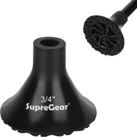 00000111 Supregear Cane Tip Replacement 3/4 Inch Extreme Grip Black