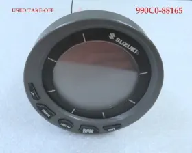 990c0-88165 Suzuki 56-49602a17 E6b Marine Multi-function Gauge 4 Inch Oem Used Factory Boat Part