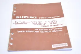 99501-94j00-01e Suzuki Oem 2006-2007 Df9.9/15 4 Stroke Supplementary Service Man