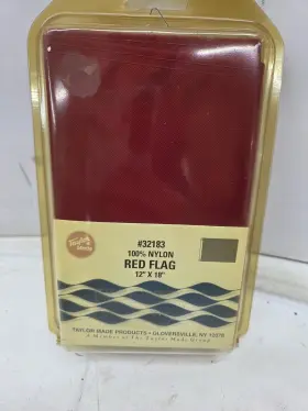 32183 Taylor Made # New Nylon Flag Red 12 Inch X 18