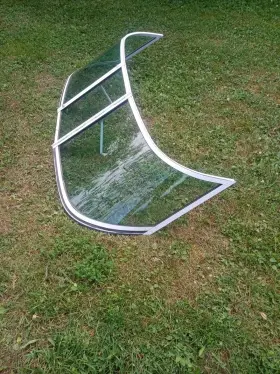 377657 Taylor Made Nitro Boat Windshield 1993 180 Curved Complete Wind Shield #2