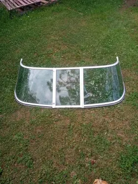 377657 Taylor Made Nitro Boat Windshield 1993 180 Curved Complete Wind Shield