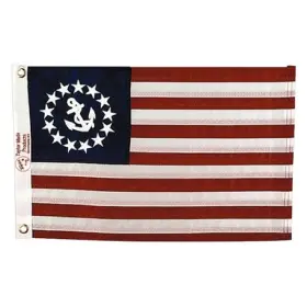 8136 Taylor Made - Deluxe 24 Inch X 36 Polyester U.s. Yacht Ensign Flag