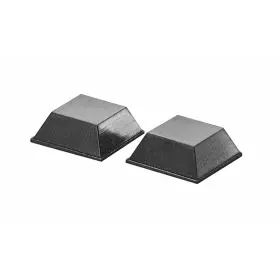T4v-1167 Taylor Made 2pc Black Rubber Adhesive Back Door Stop Bumper For Boat Windshield Doors