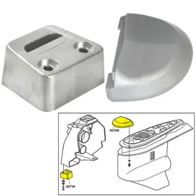 Tecnoseal 059617815479 Anode Kit With Hardware - Volvo Sx Magnesium