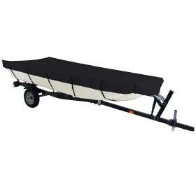 One3404592 Tectech Jon Boat Waterproof Heavy Duty Trailerable Cover Beam Width Up To 75in 16ft