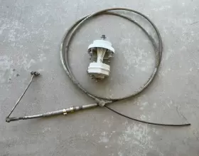 21013 Teleflex Marine Boat Rotary Steering Hub Helm Stem Shaft Wheel Cable Ram Rod