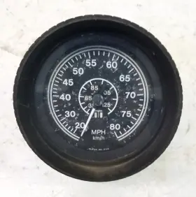 53226 Teleflex Vintage Marine Speedometer 20-80 Mph
