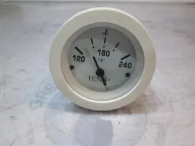 67590 Teleflex Boat Temperature Gauge 2 Inch White Face And Bezel