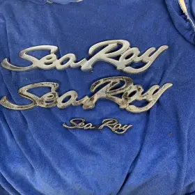27510 Teleflex Sea Ray Emblems -sea Searay Marine Lot Of 3