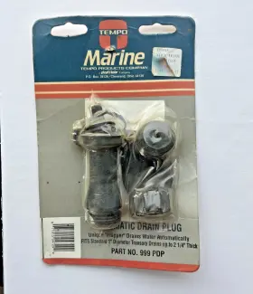 999-pdp Tempo Marine Automatic Drain Plug Part # 999 Pdp Nos