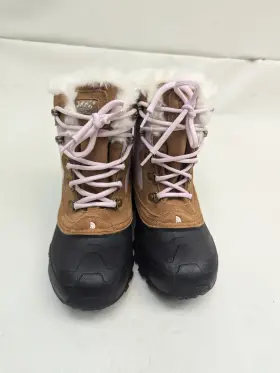 Nf0a2t5v9zw-060 The North Face Youth Shellista Extreme Snow Boots Size 6 Brown #3