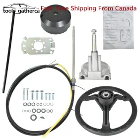 Tg3417492 Tools Gatherca Boat Cable With Wheel Marine Engine Turbine Rotary Steering System 10ft Ss13710