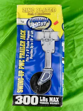 7-1584 Tough Guy Zinc Plated Swing-up Pwc Trailer Jack
