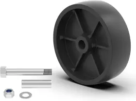 701680 Towking 1200lbs 6inch Boat Trailer Jack Wheel Replacement For Black