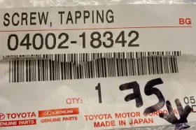 04002-18342 Toyota Genuine Parts Screw Tapping - Oem 1 Pack Of 75 Pieces