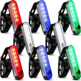 Jr-treela-6406 Treela 8 Pcs Kayak Navigation Lights Battery Boat Red Green White Blue