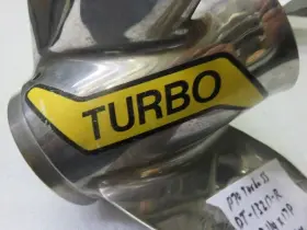 Dt-13217-r Turbo F9 Ss Propeller 15 Spline 13-1/4x17p Oem Used Factory Boat Part #3