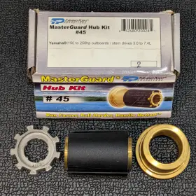 Turning Point 652480200281 Nos Brass Hub Kit #45 Masterguard For Yamaha Honda 15-spline V6 V8
