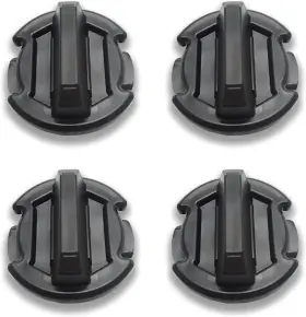 Turtle Den 680750892621 Pack Of 4 Polaris General Floor Drain Plug Rzr Fits Black