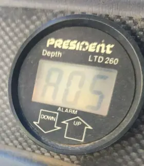 Uniden President Ltd-260 Depth Finder Ltd 260 Gauge Only Head Unit Sounder #2