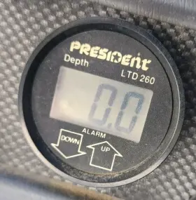 Uniden President Ltd-260 Depth Finder Ltd 260 Gauge Only Head Unit Sounder
