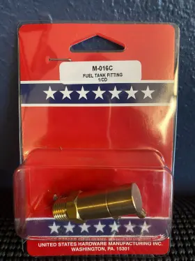 M-016c United States Hardware M016c Ush Marine Fuel Tank Fitting 1/4 Inch Npt Brass Connector Johnson Evinrude