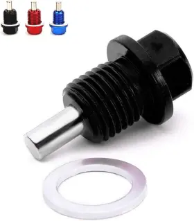 Upstream M12 1.5-black Magnetic Oil Drain Plug Sump Nut 1.5 Black